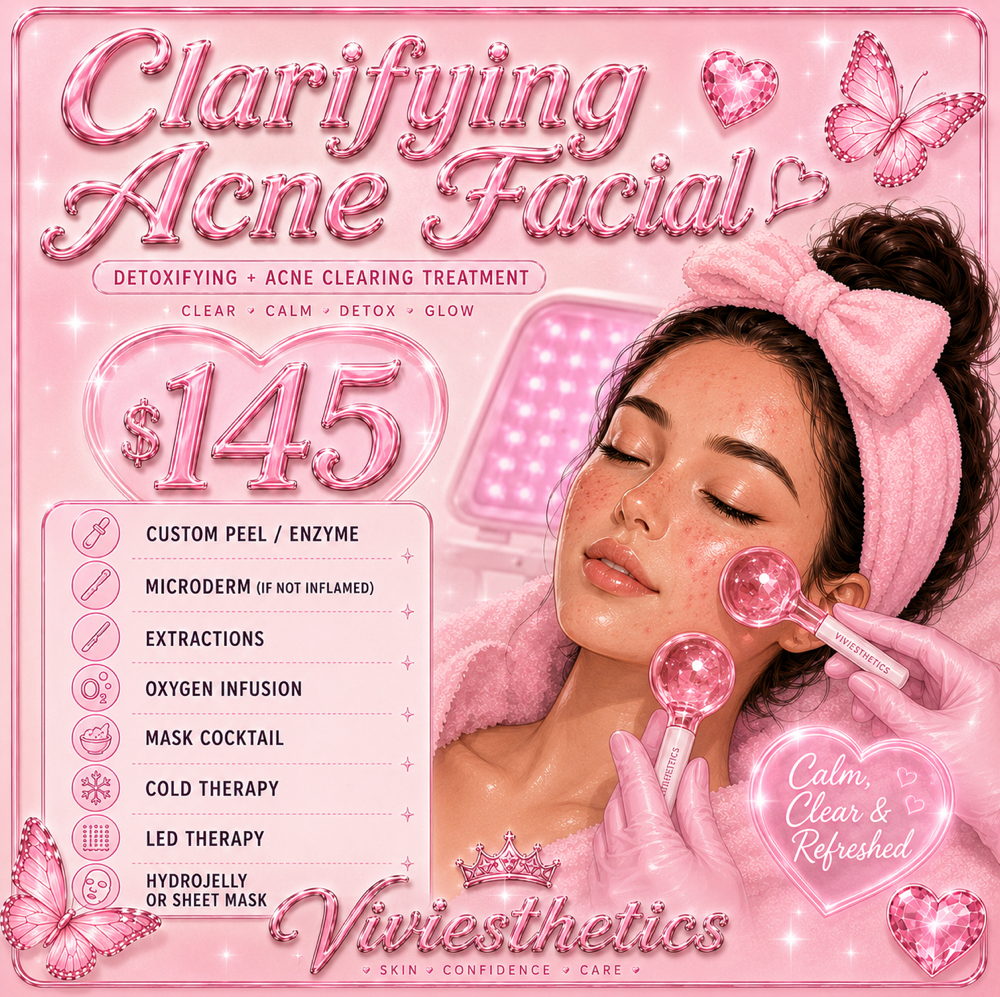 Clarifying Custom Facial Treatment at Vivi Esthetics LLC in Tempe, AZ