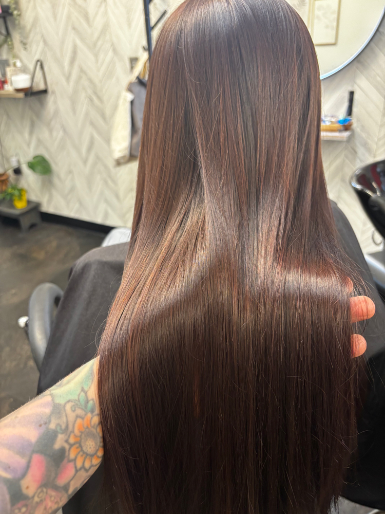 Gloss treatment/shine