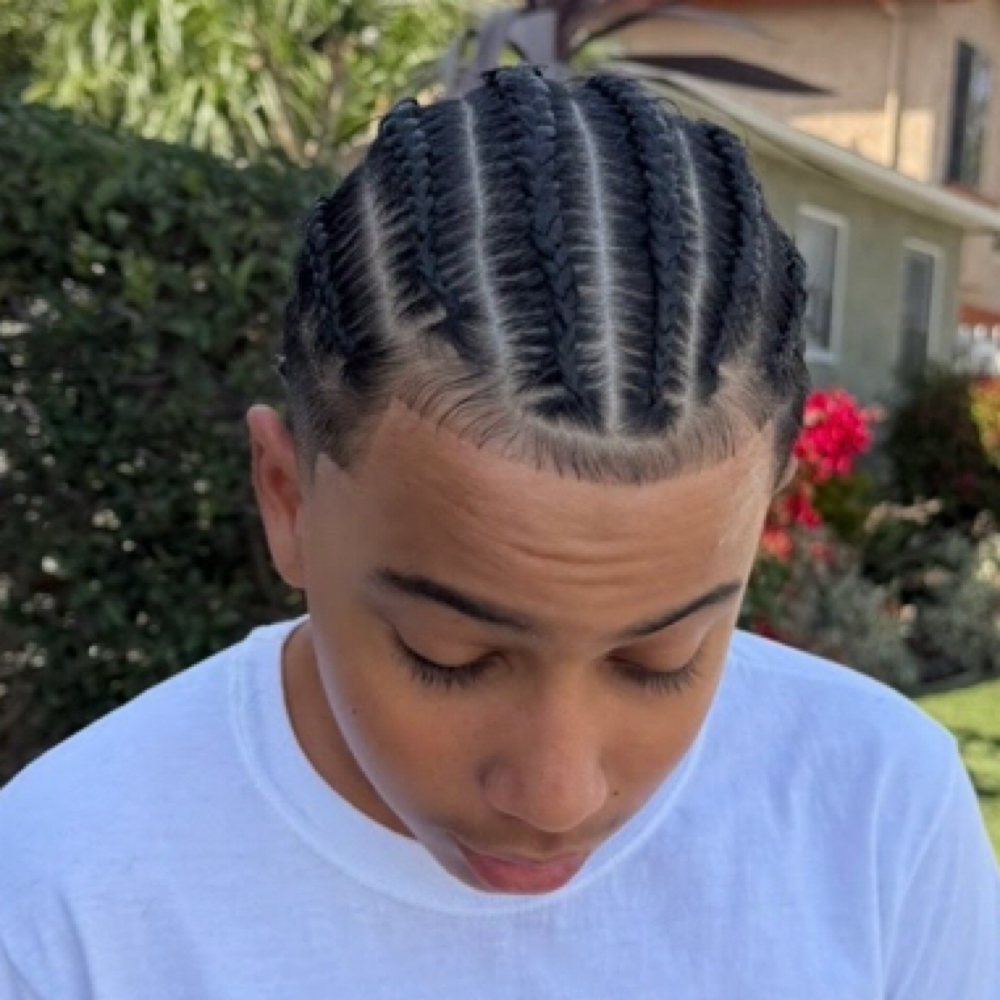 Natural Precision Stitch Braids at KNOT CULTURE by J in Lemon Grove, CA