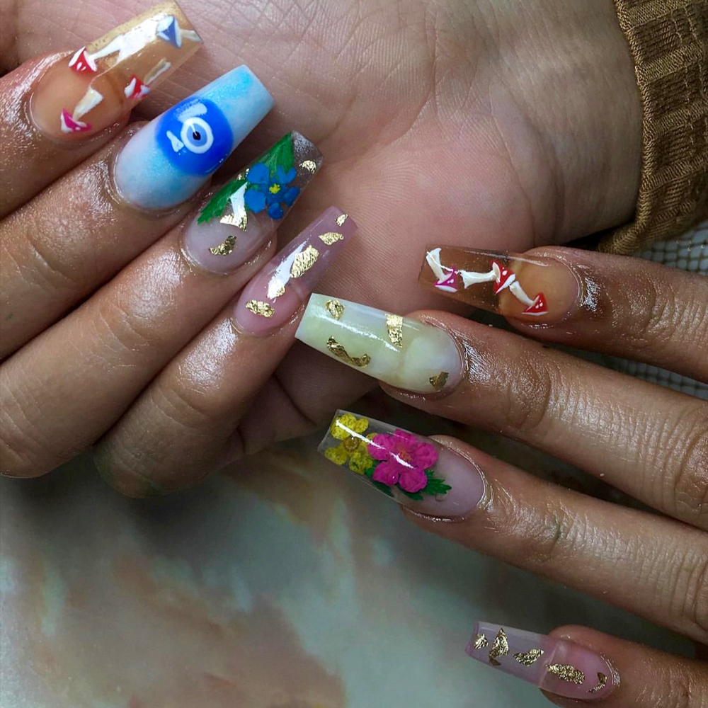 Full Set Hard Gel Extension