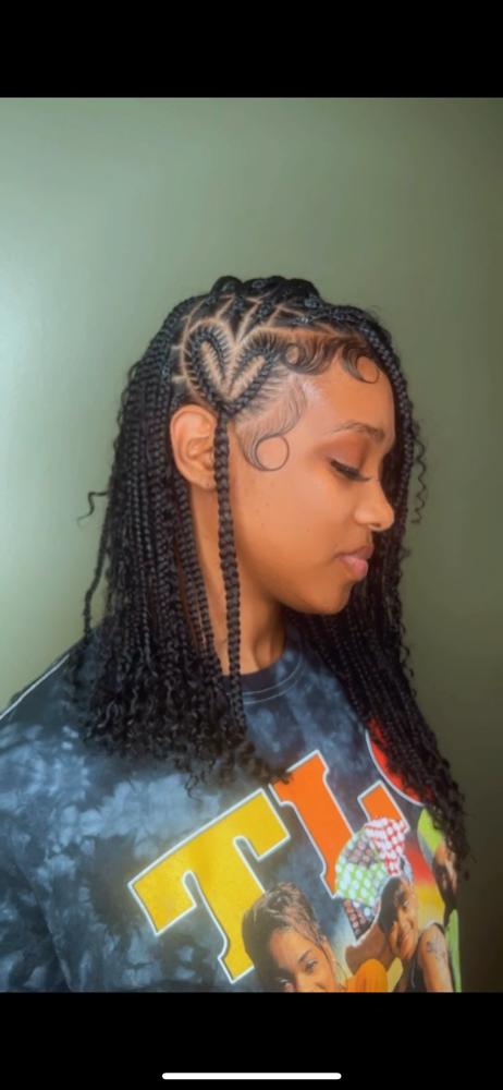 Knotless Boho Bob