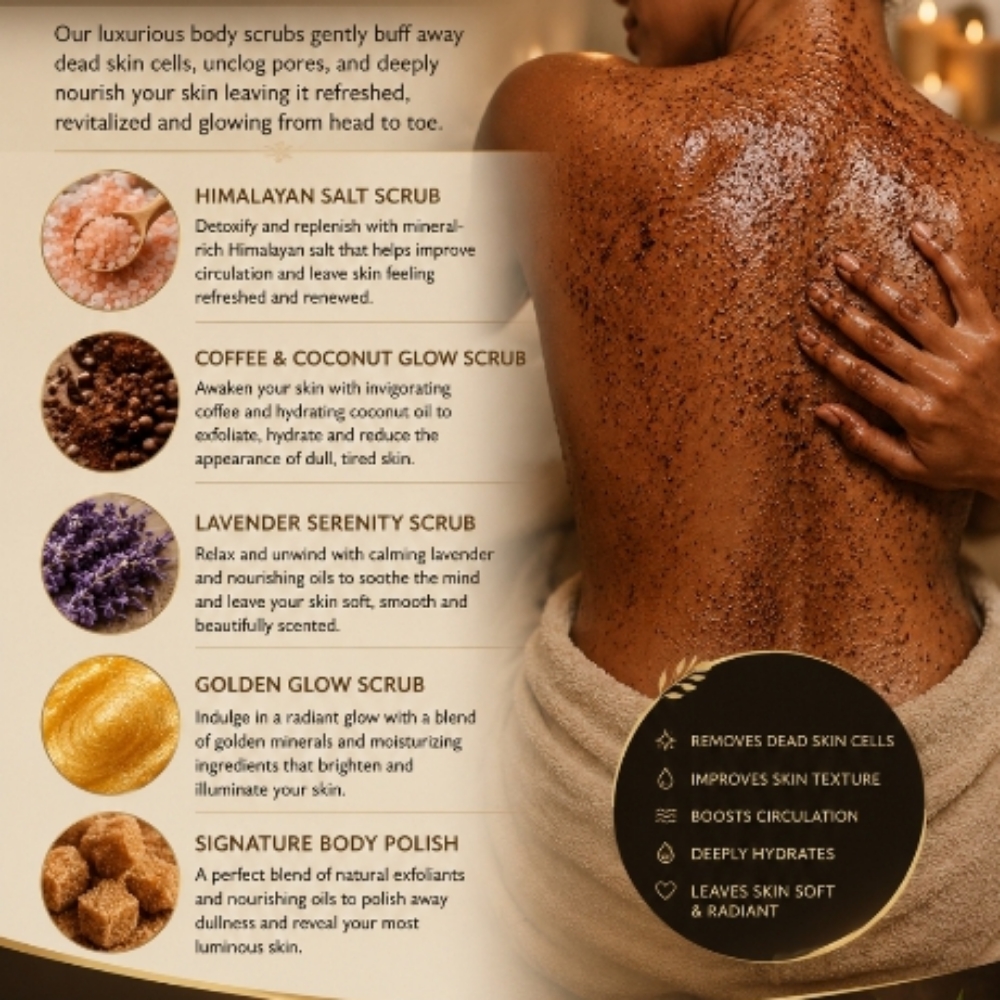 Back  & Foot Scrub  Add-on at Elevate Hair and Body Spa LLC in Farmingdale NJ, NJ