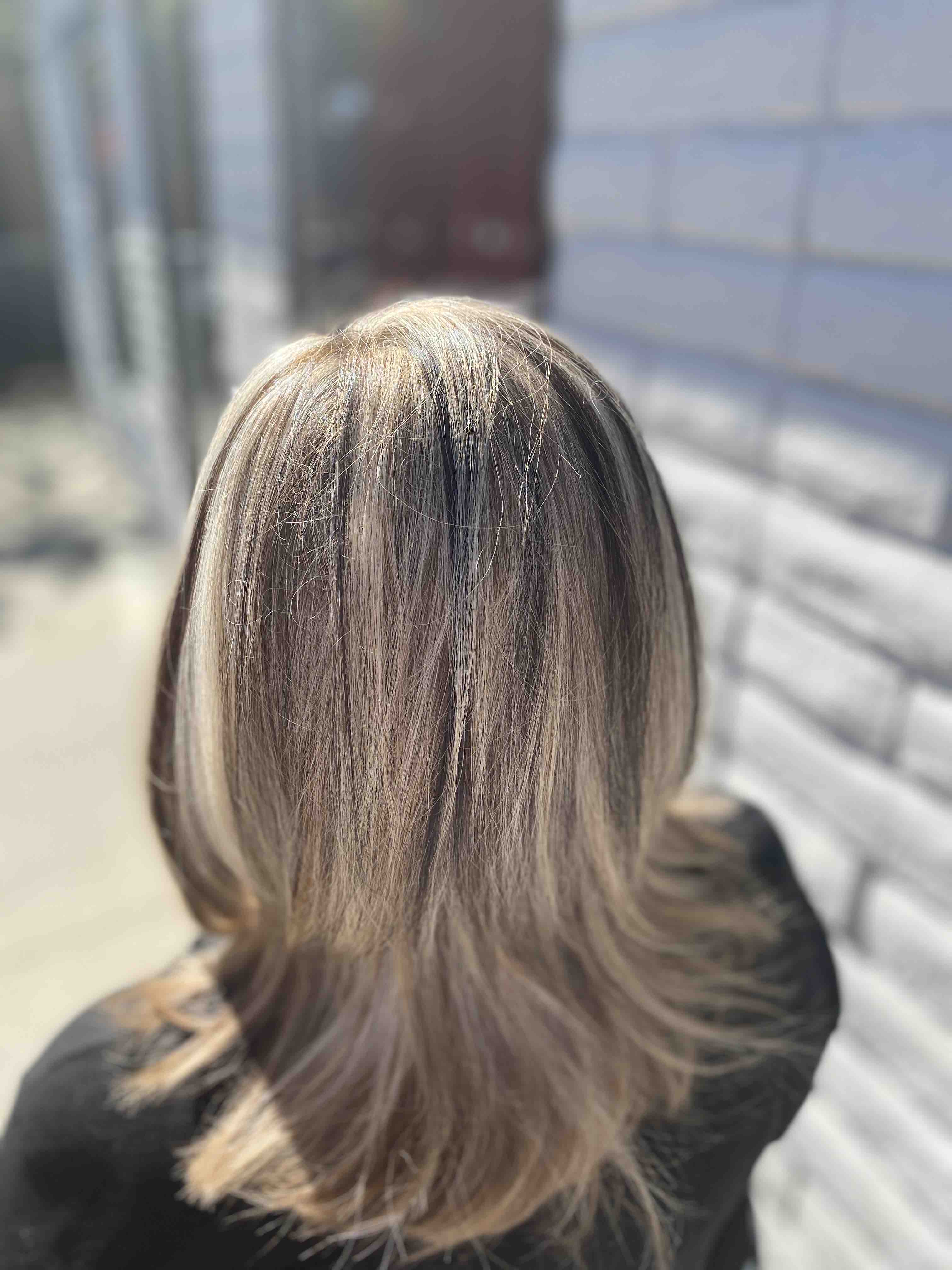 Half Head Highlight at Scissoring Designs in Dalton Gardens, ID