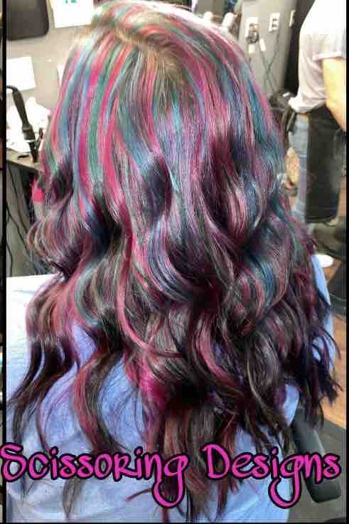 Additional Color at Scissoring Designs in Dalton Gardens, ID