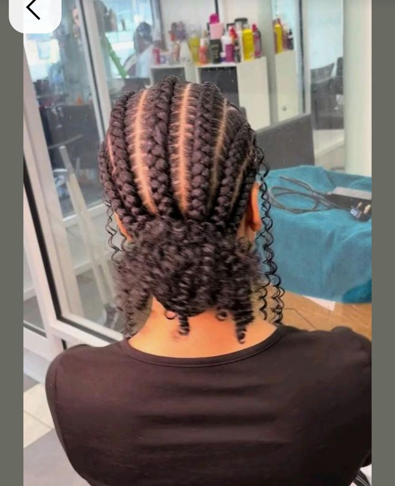 Natural Hair Scalp Braids
