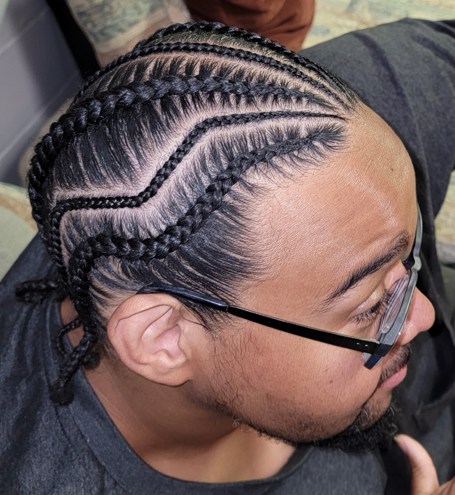 Natural Hair Cornrows & Individual at Styles By Betta in Southfield, MI