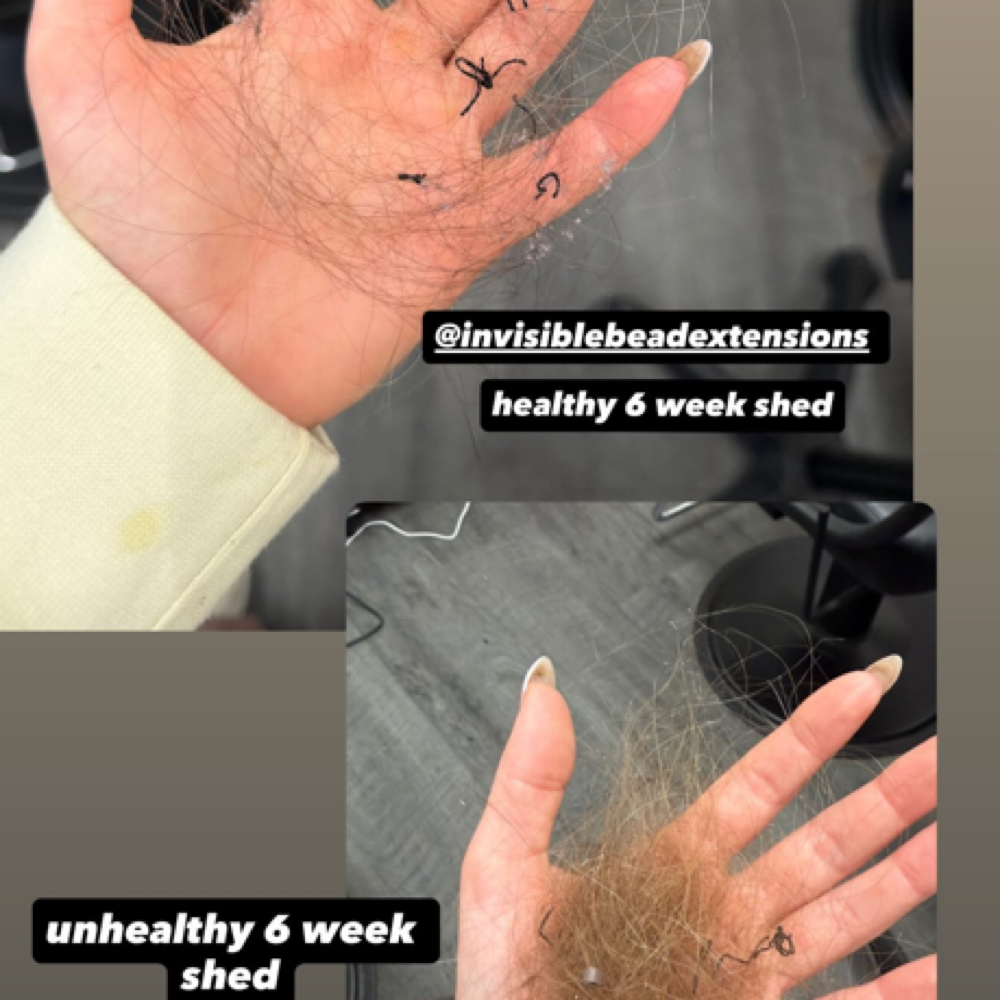 extension removal at Beauty by Kloë in greenwood, IN