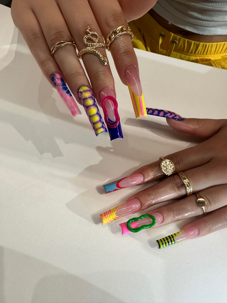 Acrylic New Set at Jayden Nail Studio in Chino, CA