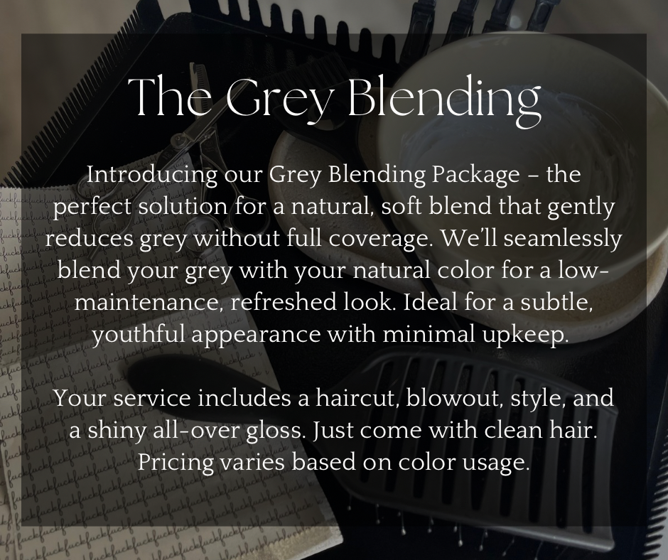 The Grey Blending Package at Blonded by Brittany in Scandinavia, WI