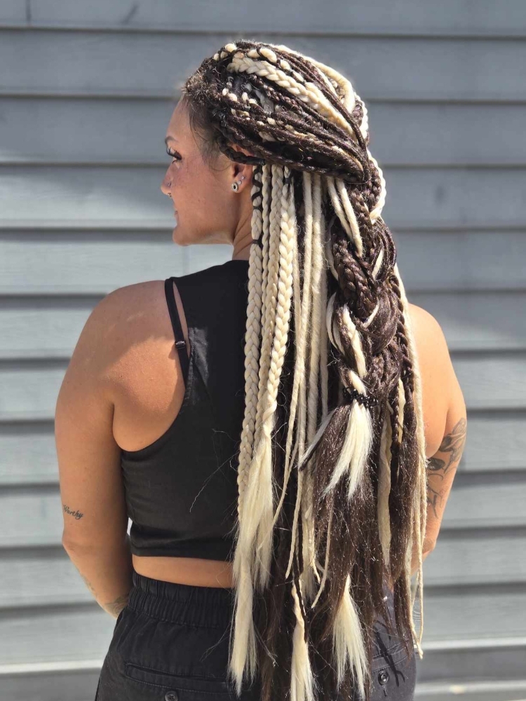 Braided Dreadlock Install