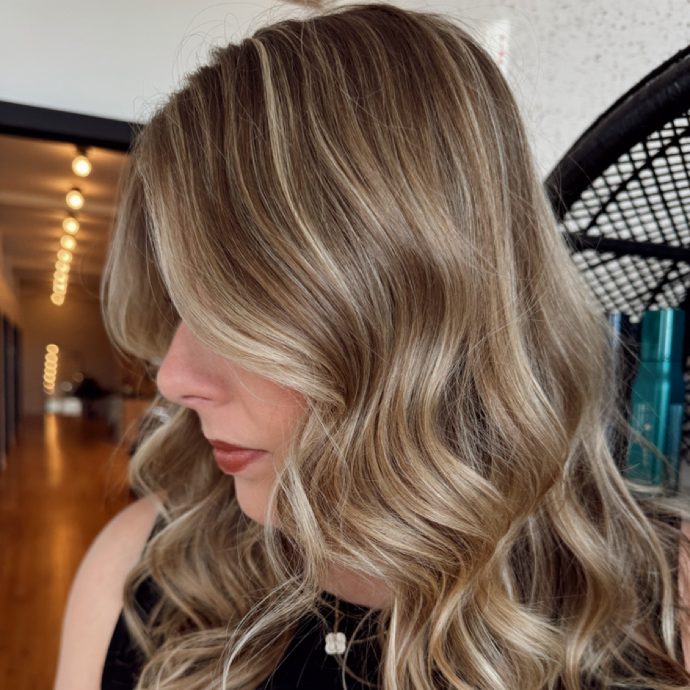 Lived-In-Blonding at Megan Anders in Lakewood, OH