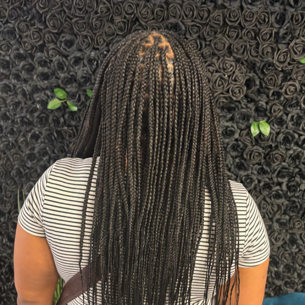 Small Knotless Braids at XXI Shēk Hair Co. in Kingsland, GA