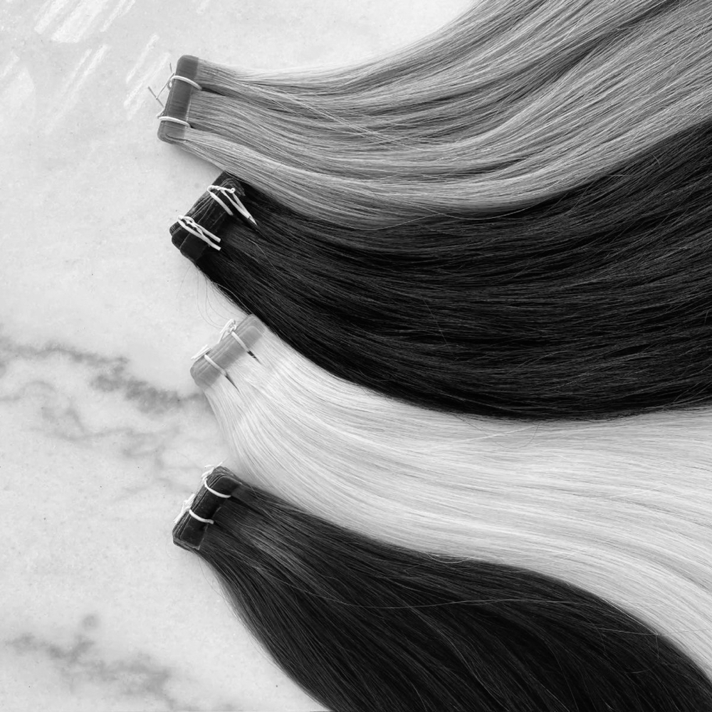 Four Pack Tape-in Install at Blonde & Beyond in Fort Lauderdale, FL