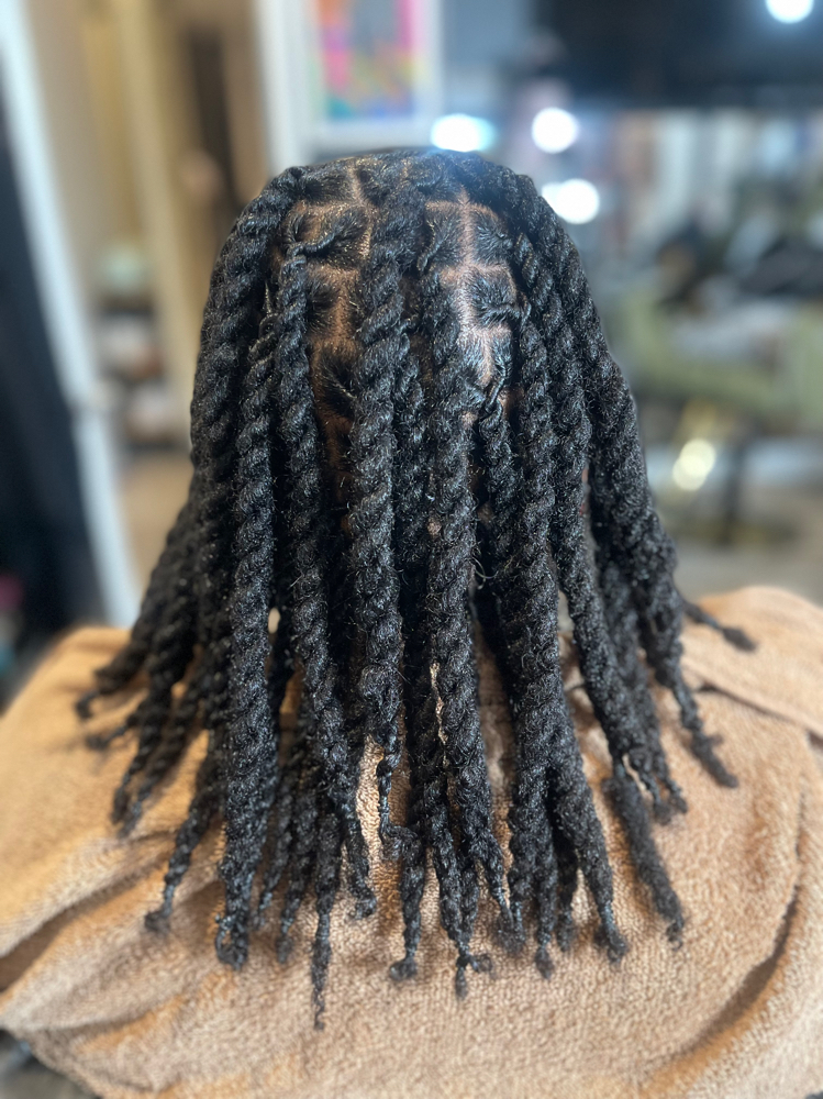 Loc retwist w/ Two Strand Twists