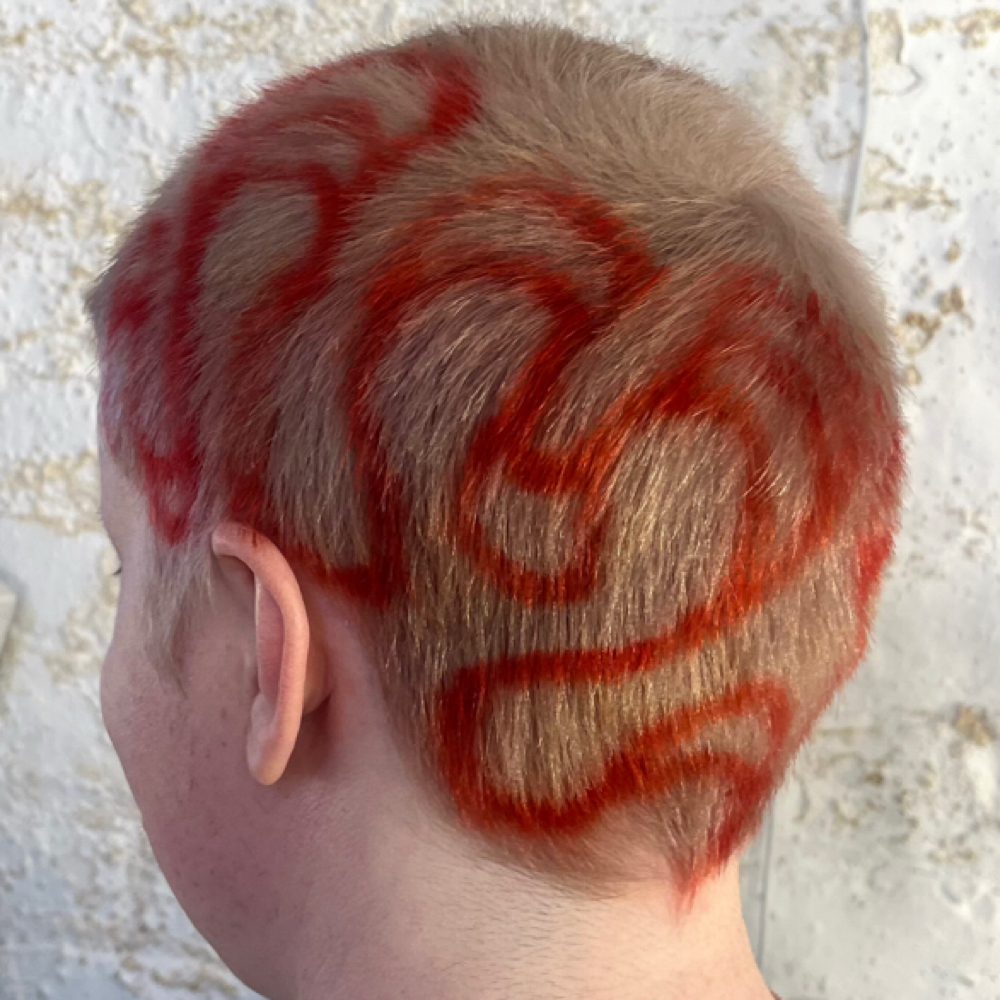 ☆ buzzcut double process ☆ at slash in Brooklyn, NY