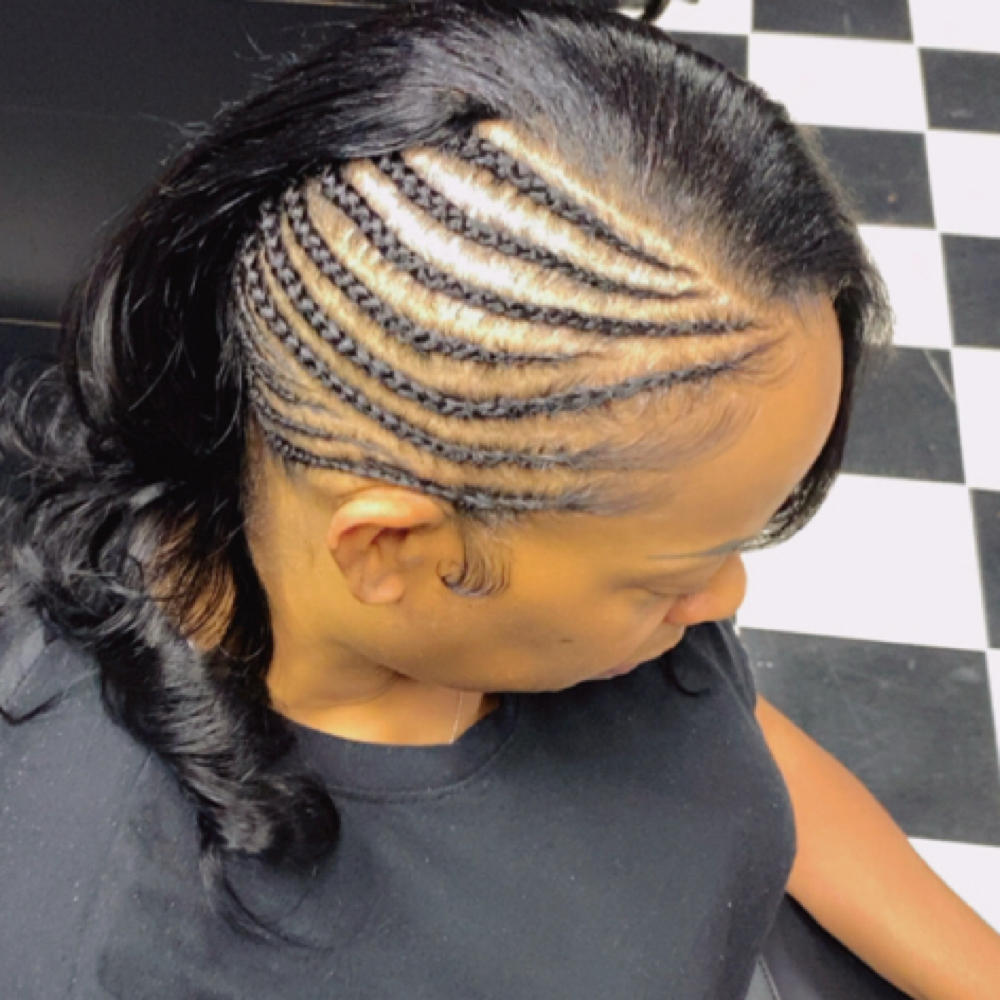 Cassie Braids w/ Quickweave at Spoiled Bhaddie Beauty Studio in Live Oak, TX