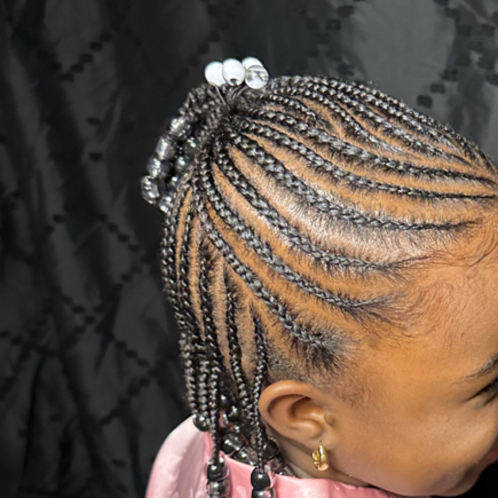 Half Up Half Down at Braids & Bows in Columbus, OH