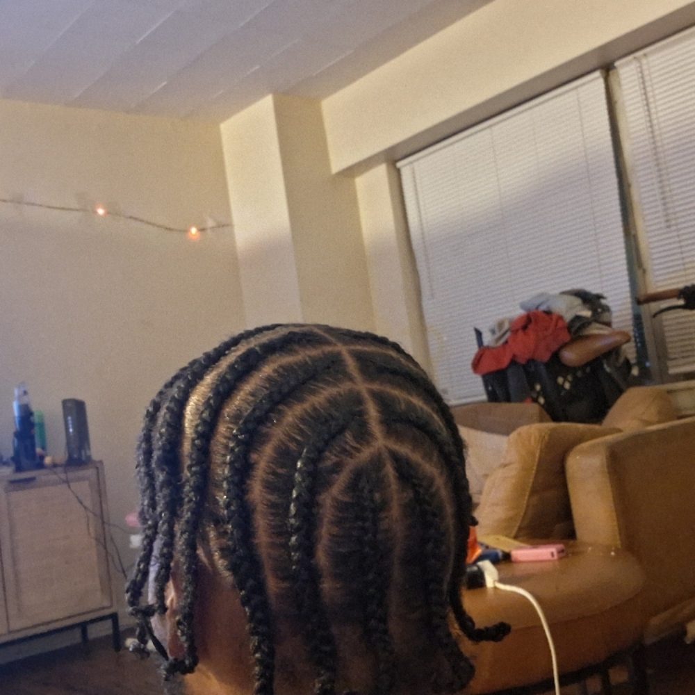 Mens braiding service at Melissabraid in Chicago, IL