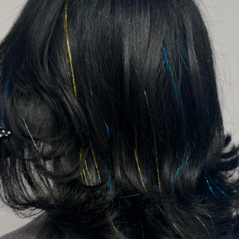 Hair Tinsel at Dream Hair Studios LLC in San Bernardino, CA