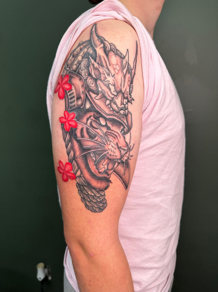 Blk & Grey at Mk Tattoos in Cedar Rapids, IA