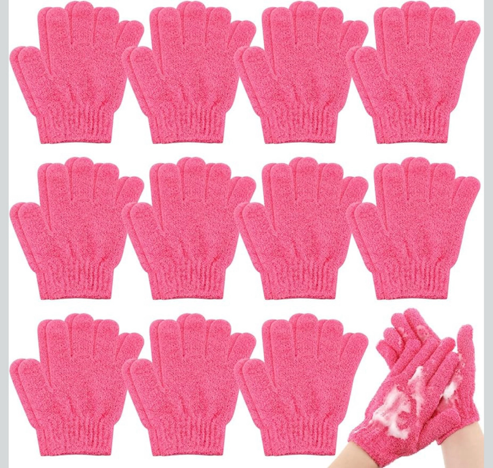 Exfoliating Bath Gloves at Glo Beauty Studio LLC in Los ANGELES, CA