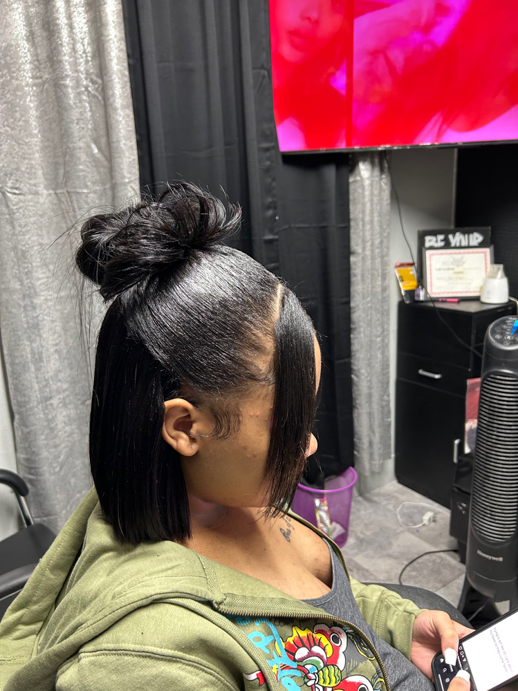 Sleek Ponytail/HalfUpHalfDown