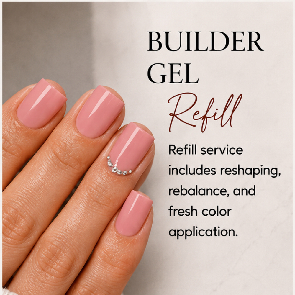 Builder Gel Refill at Eden Hair Co. in Arlington, TX