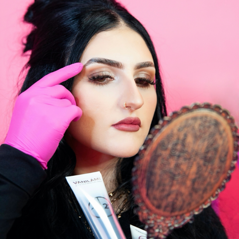 Brow Lamination + Brow Stain at KK Esthetics in Houston, TX