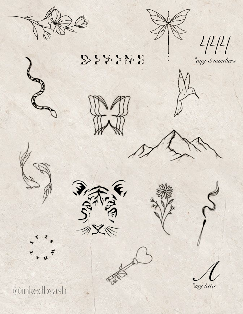 Flash Tattoos
