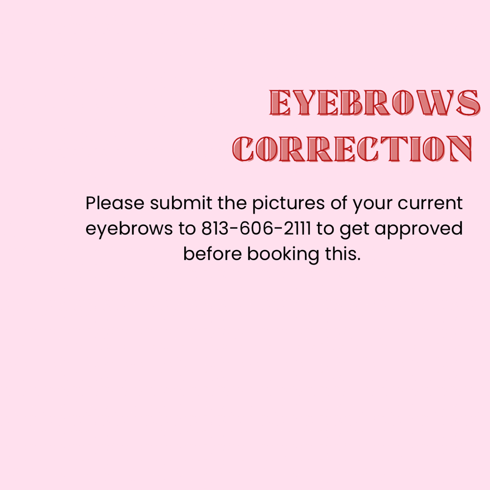 EYEBROWS CORRECTION