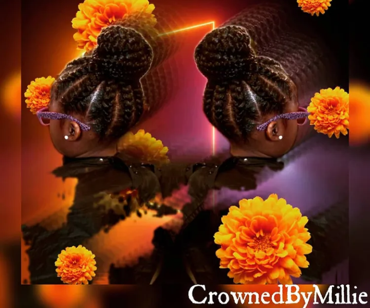 Kids Large Braided Updo