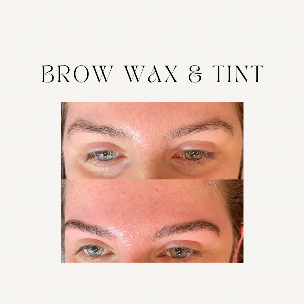 brow wax & tint