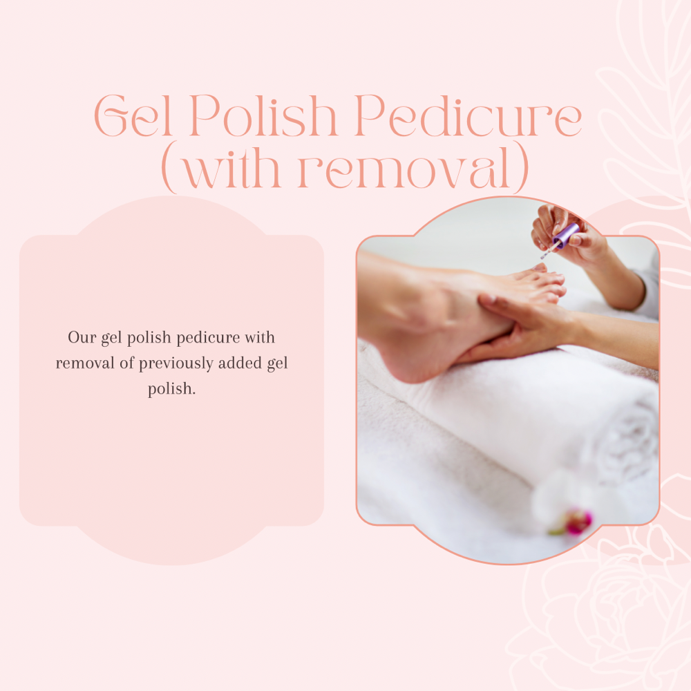 Gel Pedicure With Removal