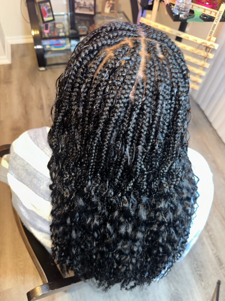 Traditonal Box Braids at Oshi Wrote My Roots in Dallas, TX