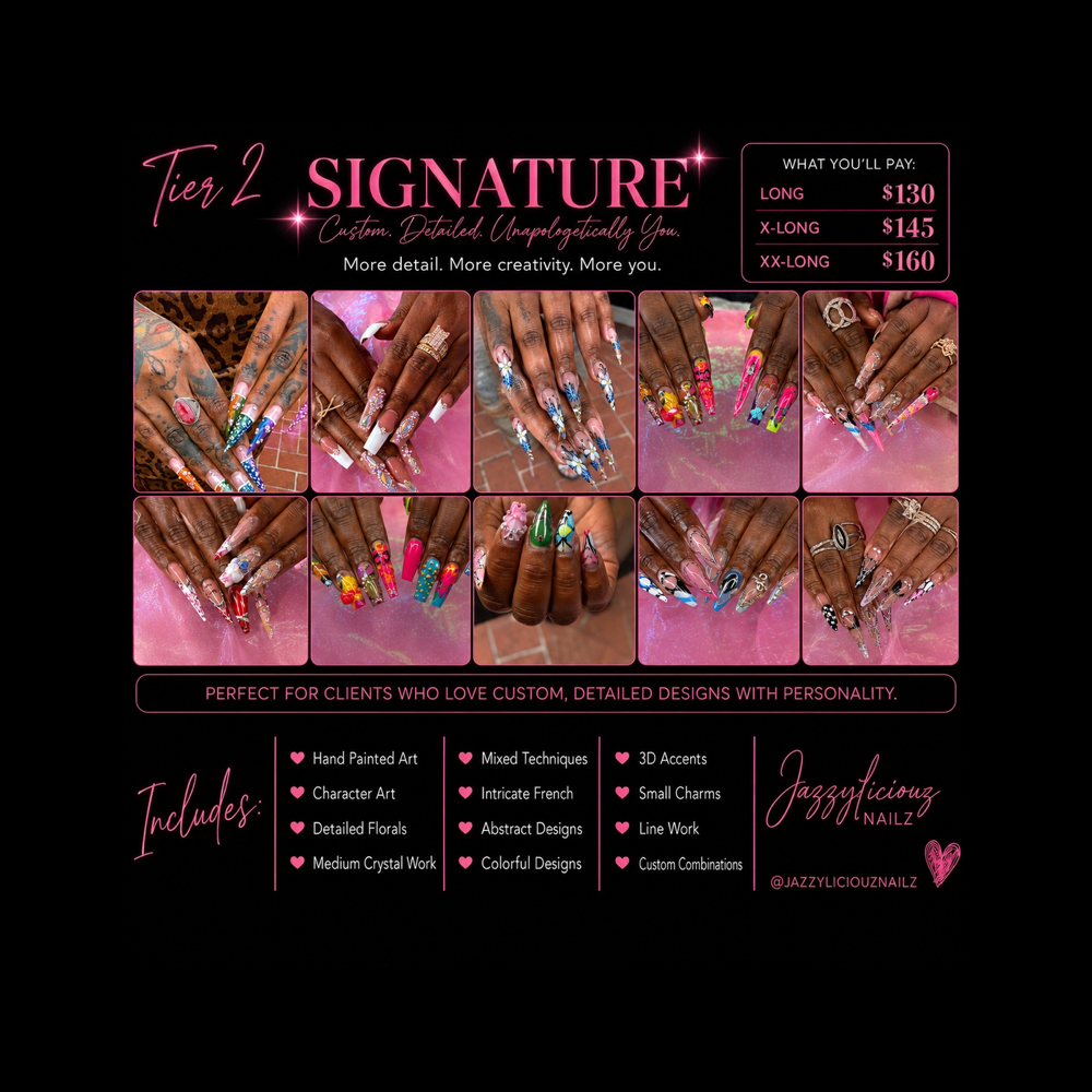 ✨ Signature| Tier 2 at Jazzyliciouz Nailz in Baltimore, MD