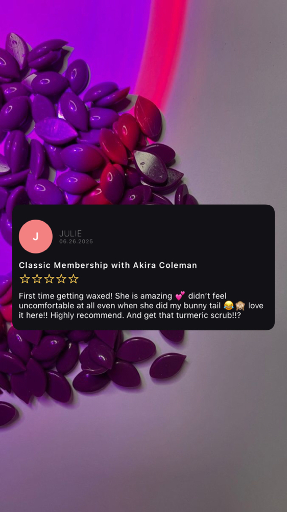 40% off first Time Brazilian Wax