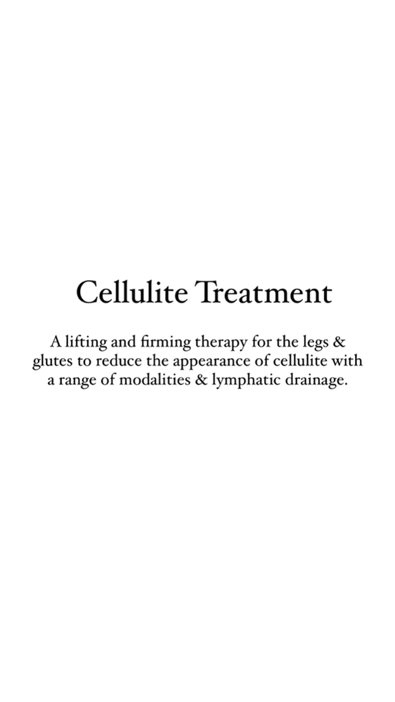 Cellulite Treatment