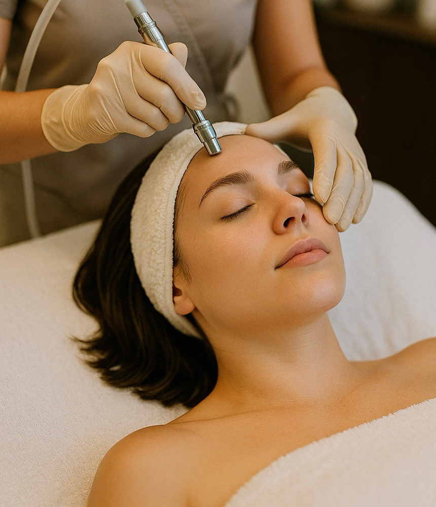 Microdermabrasion facial
