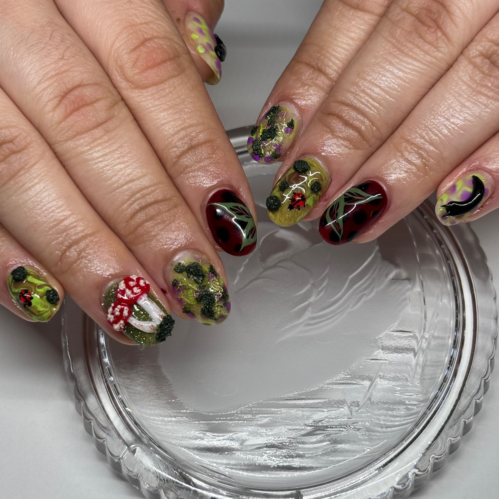Gel Overlay (structured manicure) at Honeymoon Nail Set in Pacoima, CA