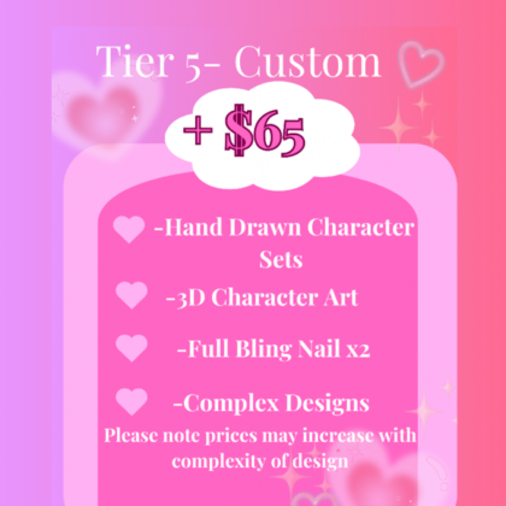 Tier 5- Custom Fill In at Nailicious in Fayetteville, NC