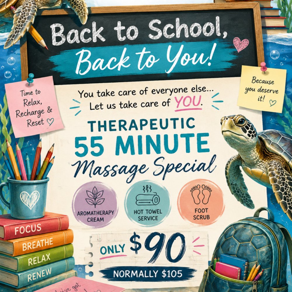 Back 2 school Special at Salt & Soul Therapeutic Massage in Gap, PA