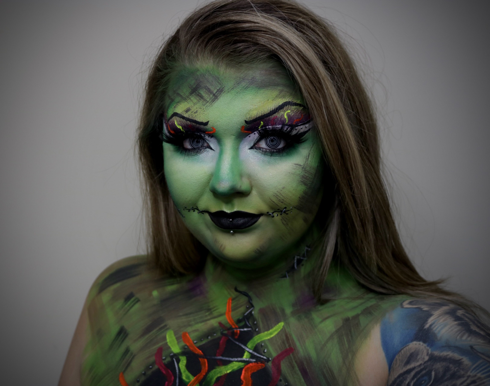 Halloween Body Painting