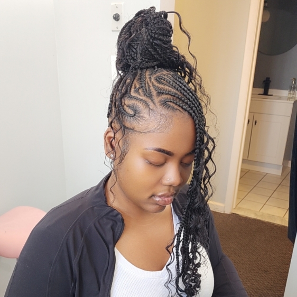 Detailed Stitch Pony W/ Bang at LG Stylez LLC in Fraser, MI