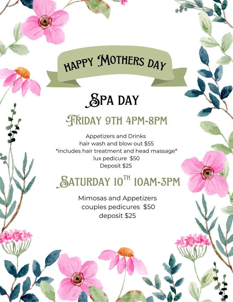 Morhers Day Spa