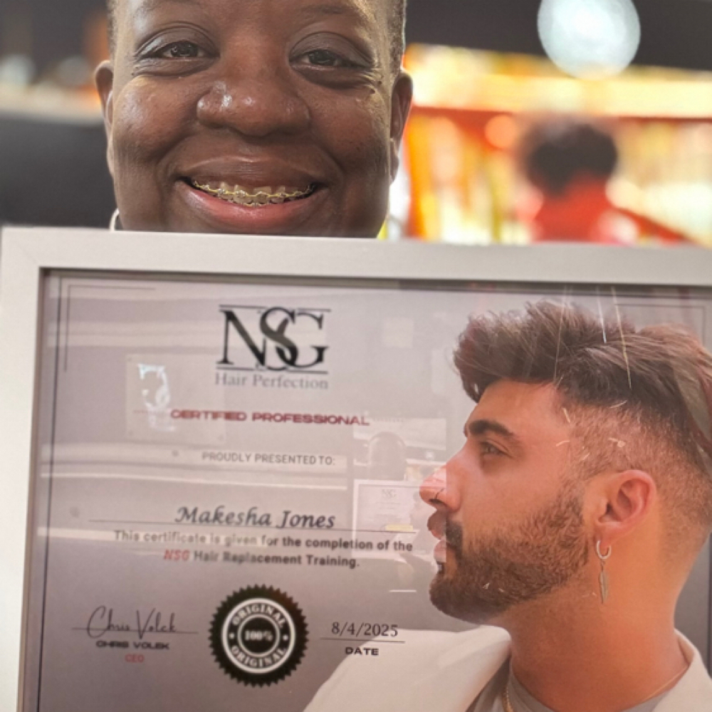 Hair Replacement Consultation at MJ Hair Institute in Tyler, TX