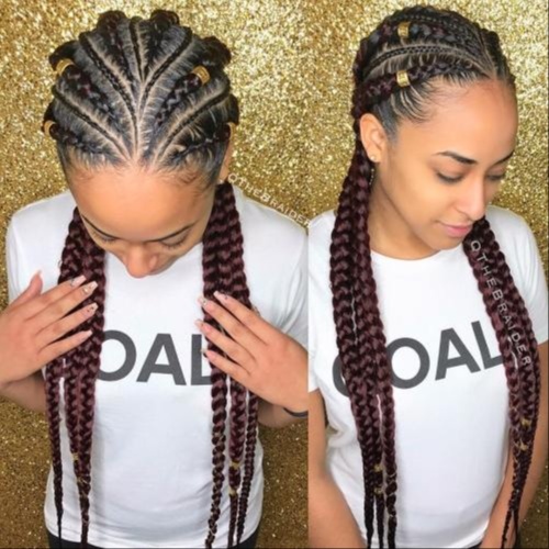 BIG CORNROWS at Favourite Hair Braiding in Cantonsville, MD