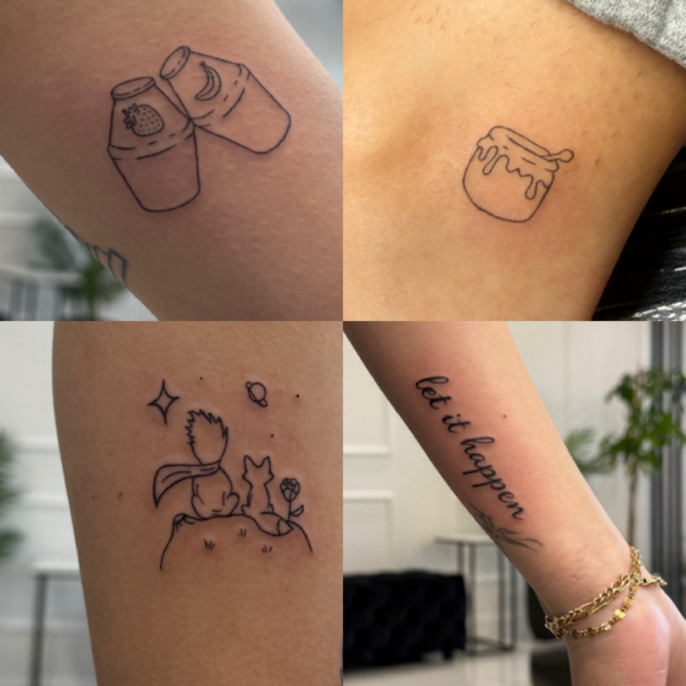 Small/Medium Fine Line Tattoo at Petallineink in Stockton, CA