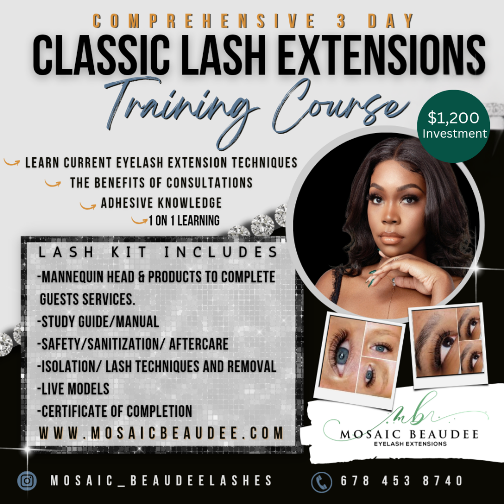 1-1 Lash Extension Training