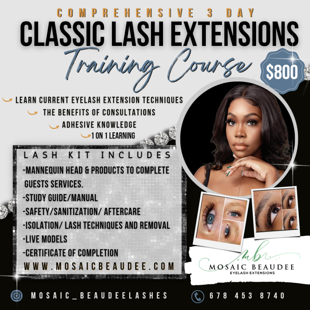 1-1 Lash Extension Training