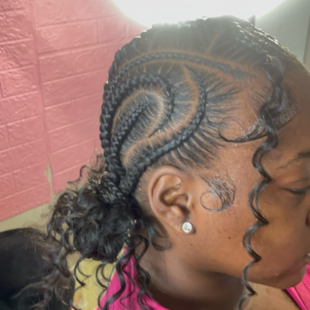 10 Stitch Braids at Diamond in Katy, TX